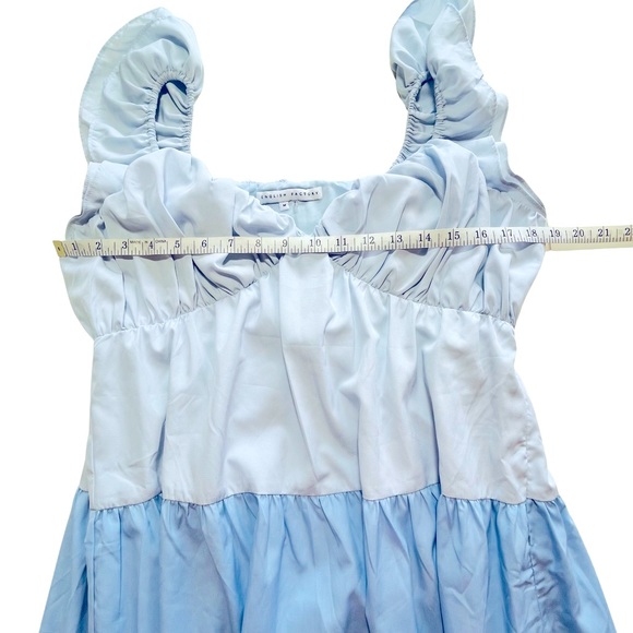 English Factory Sweet Heart Color Block Maxi Dress - Picture 12 of 15